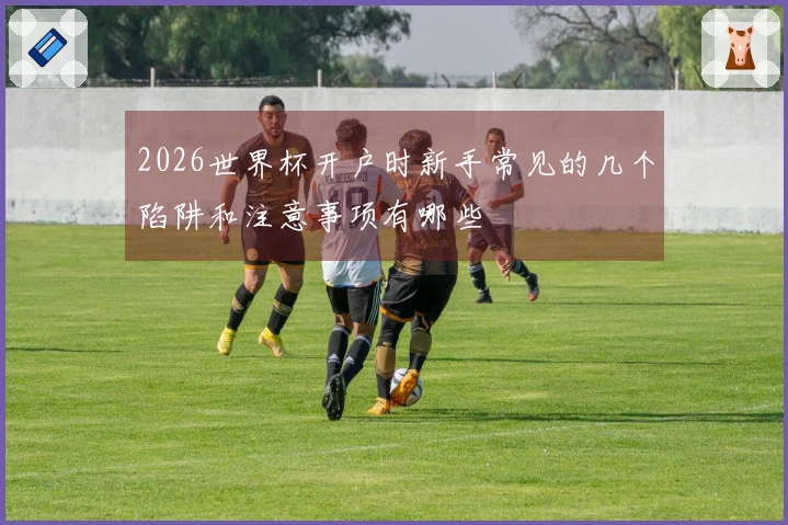 2026世界杯开户时新手常见的几个陷阱和注意事项有哪些